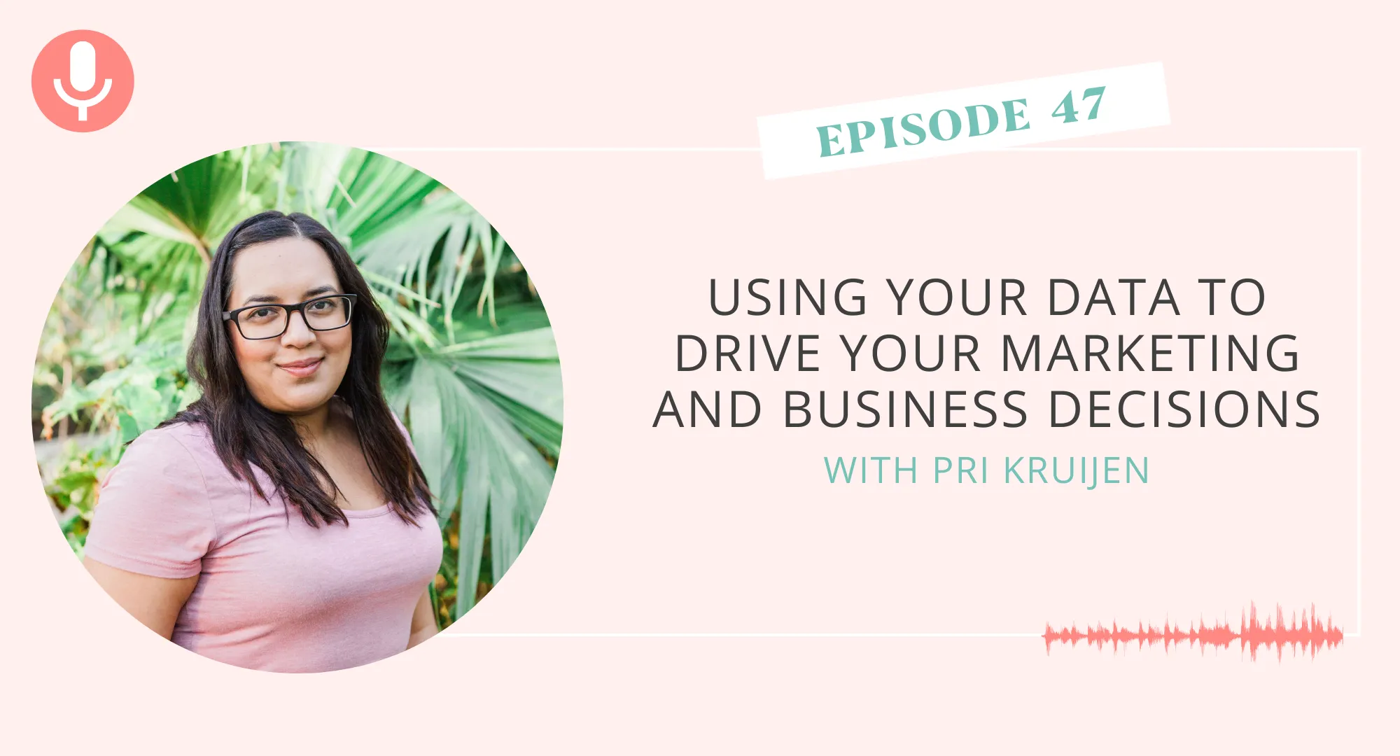 Using Your Data to Drive Your Marketing and Business Decisions with Pri Kruijen
