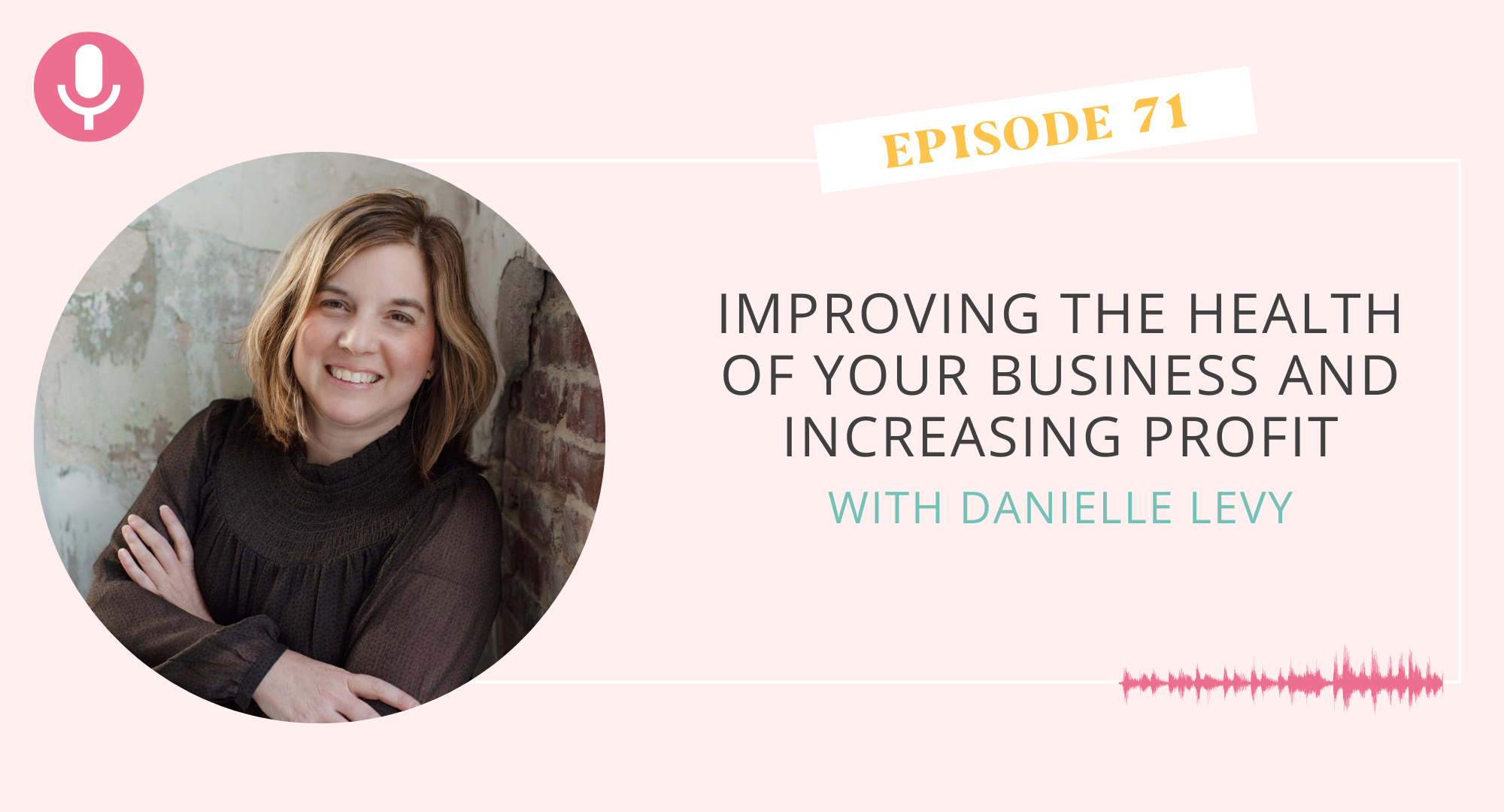 Improving the Health of Your Business and Increasing Profit with Danielle Levy