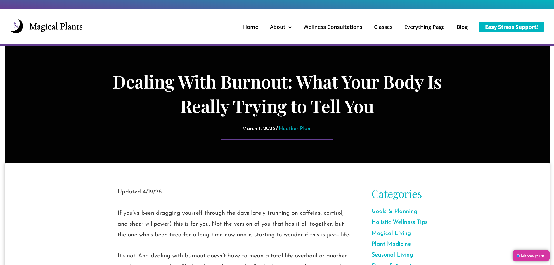 Dealing With Burnout: What Your Body Is Really Trying to Tell You
