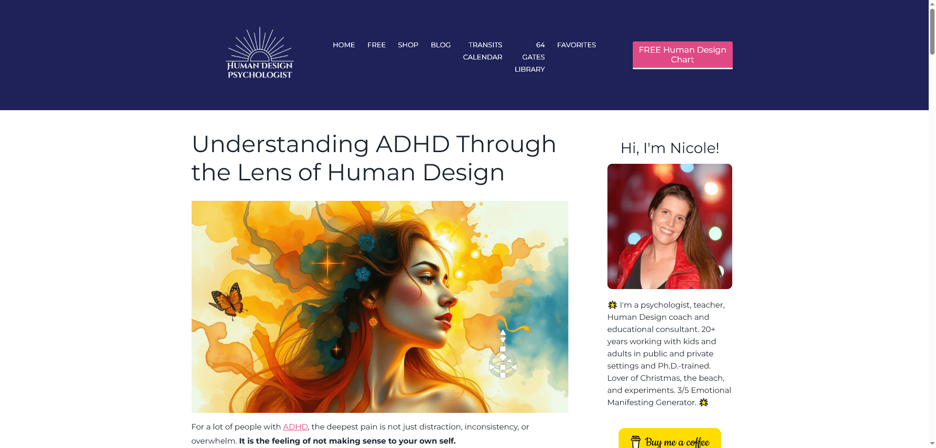 Understanding ADHD Through the Lens of Human Design