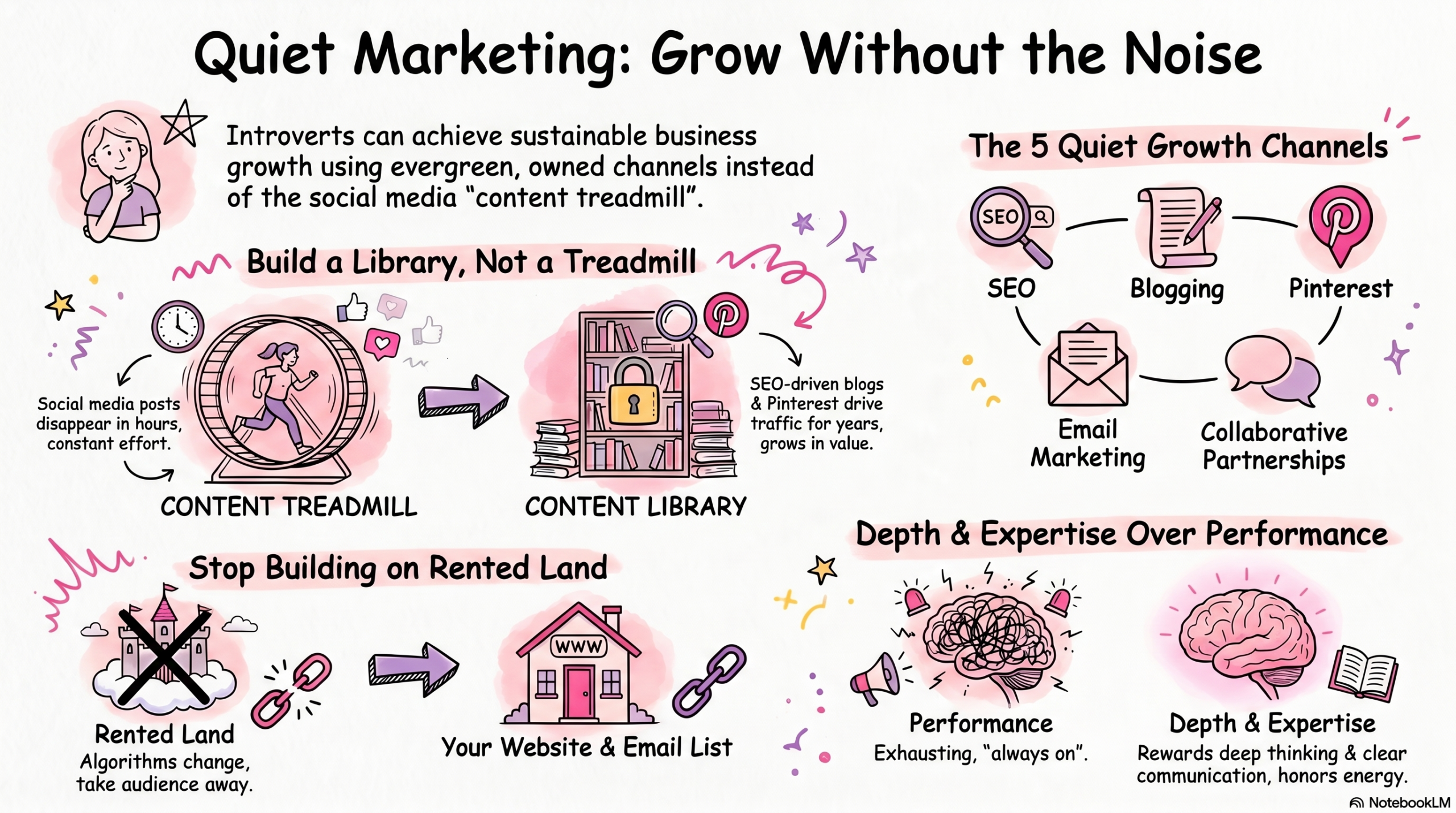 Quiet Marketing Infographic