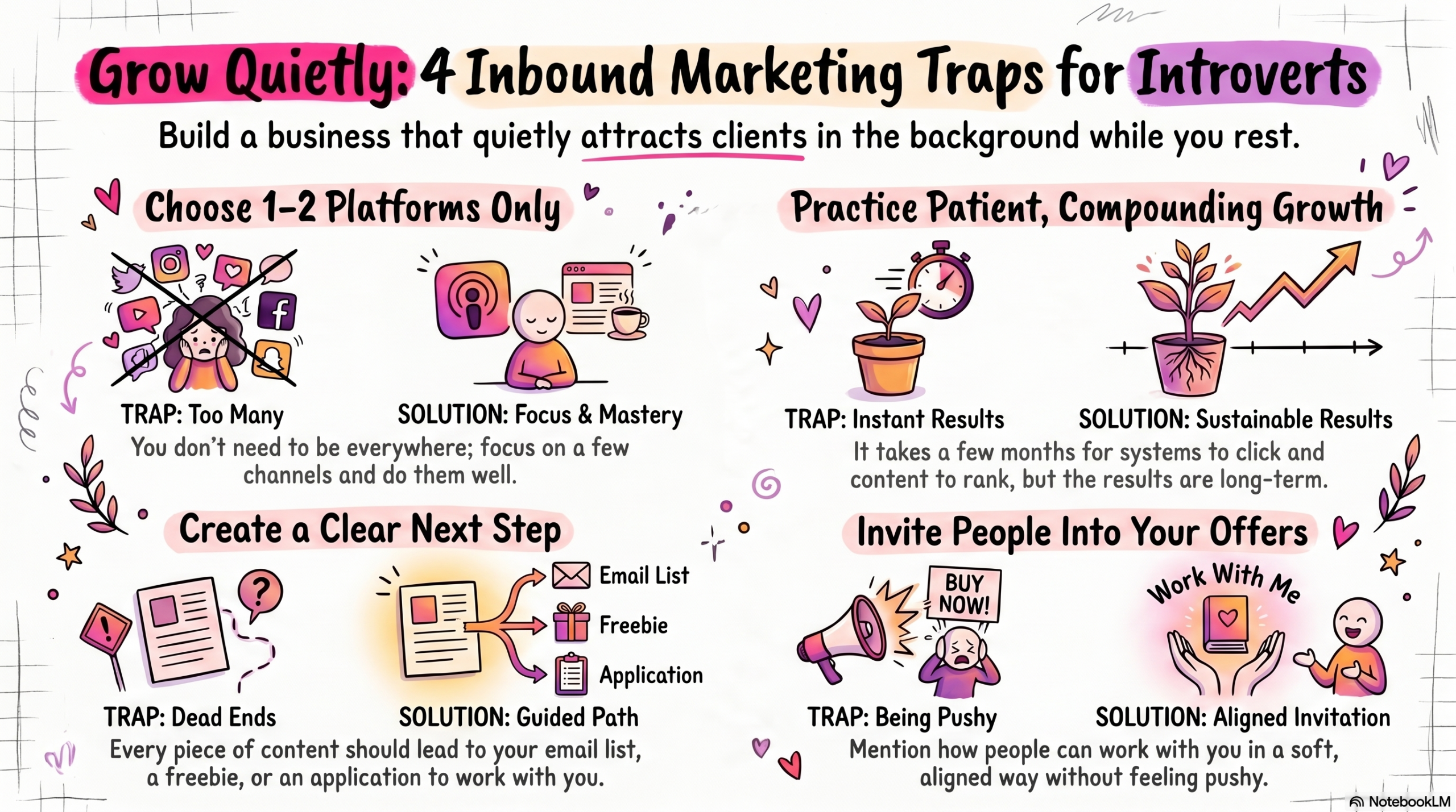 Inbound Marketing for Introverts Infographic