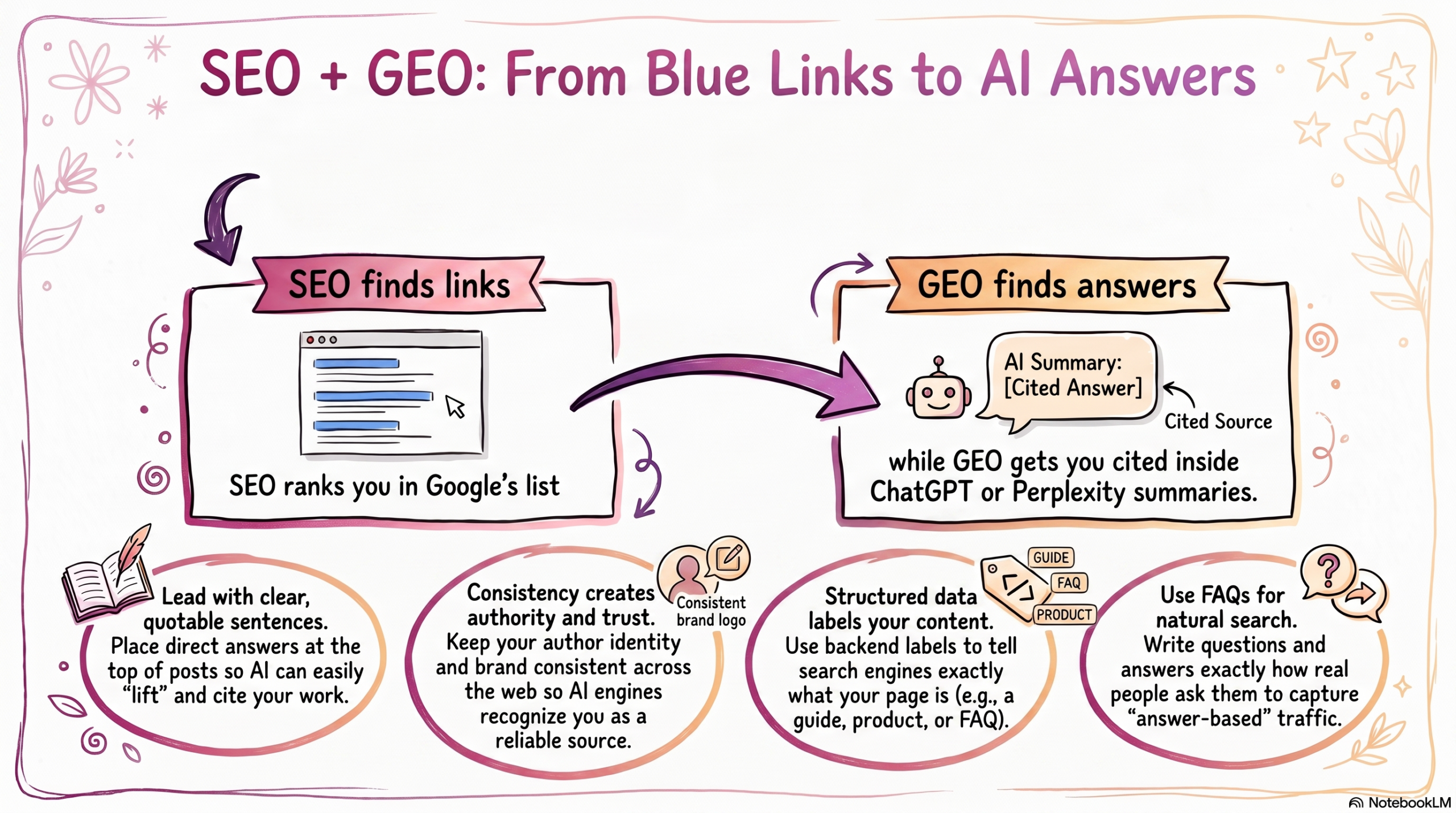 GEO vs SEO Infographic